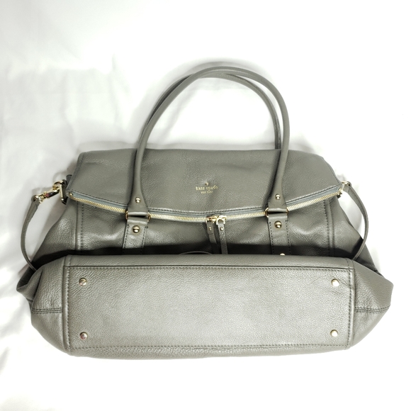 Kate Spade - Cobble Hill Leslie Leather Tote in French Grey - Picture 9 of 14